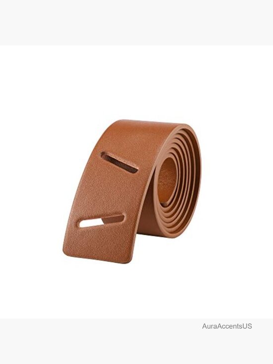 Cowhide PU Leather Tie Waist Belt No Buckle Cinch Belt main image 4